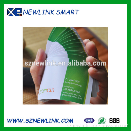 Customize pvc card printing brushed business card/ brushed visiting card
